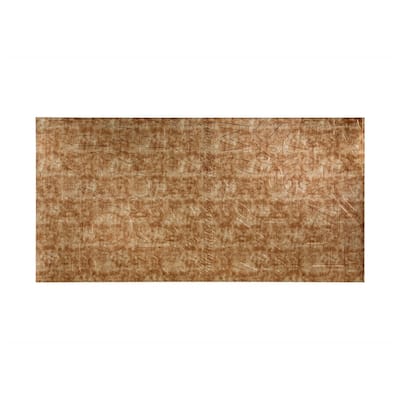 FASÄDE Alphabet 4-foot x 8-foot PVC Wall Panel in Copper Fantasy