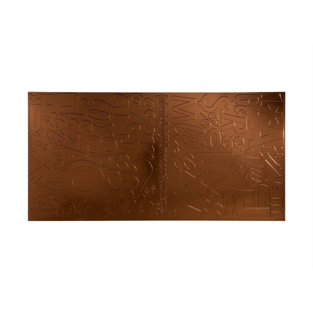 FASÄDE Alphabet 4-foot x 8-foot PVC Wall Panel in Oil Rubbed Bronze