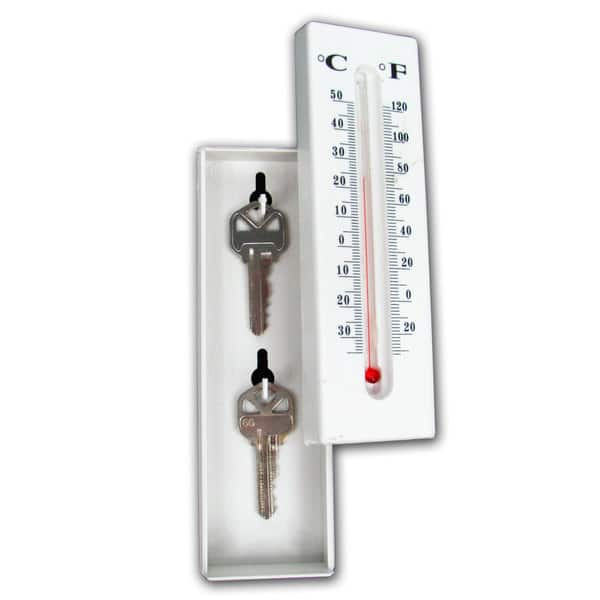 Pure Garden Wall Thermometer-Decorative Indoor Outdoor Temperature