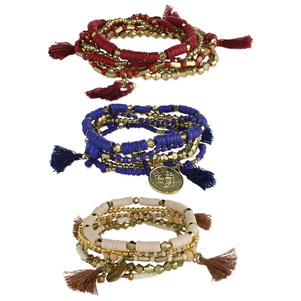 handmade stretch bracelets