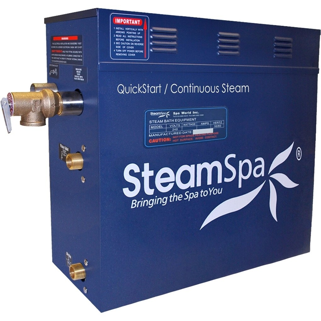 Steamspa 7 5 Kw Quickstart Steam Bath Generator With Built In Auto Drain On Sale Overstock 10535807
