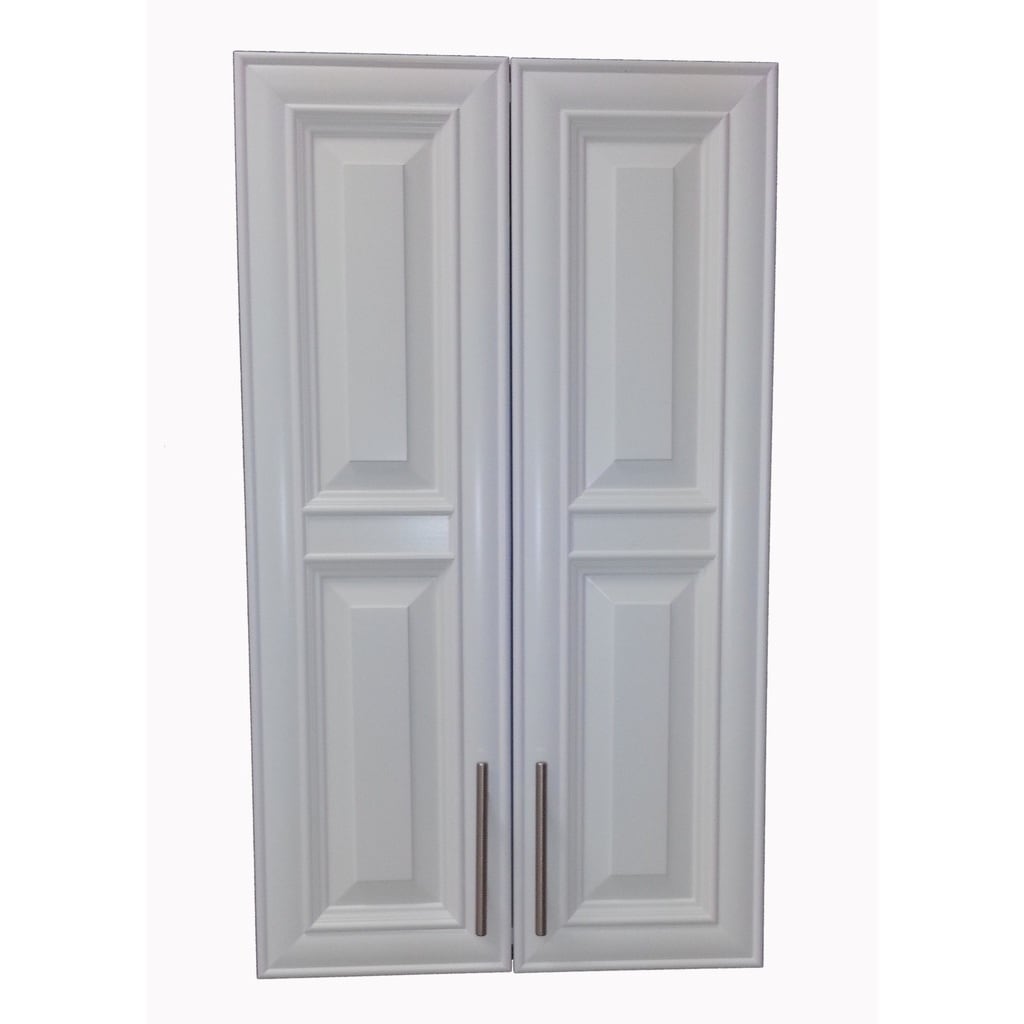 Shop Overton 37 Inch High 2 Door 3 5 Inch On The Wall Frameless Medicine Cabinet Overstock 10535932