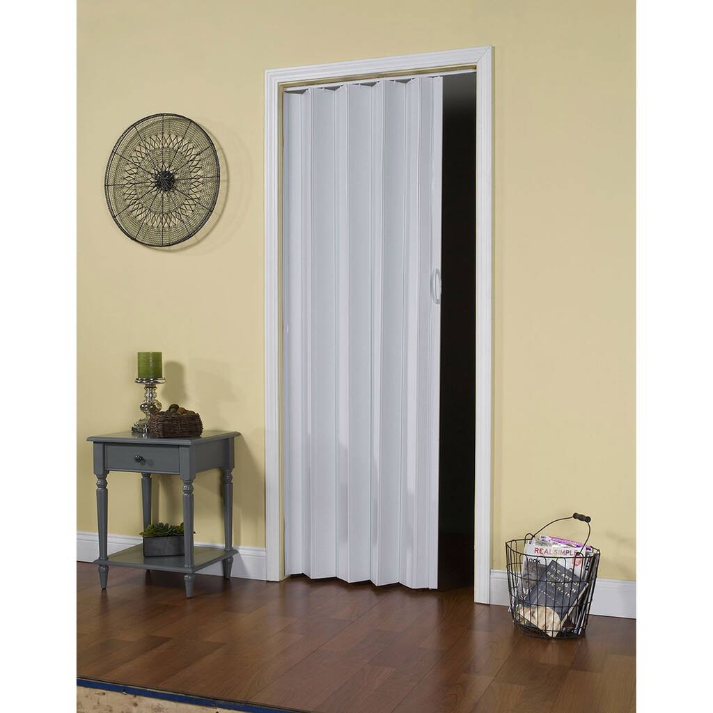 Spectrum Contempra Sand White PVC 36-inch Folding Door