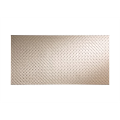 Fasade Diamond Plate Almond 4-foot x 8-foot Wall Panel