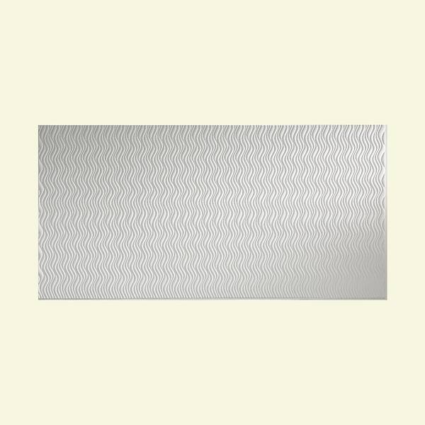 Fasade Current Vertical Gloss White 4 x 8-foot Wall Panel - Bed ...