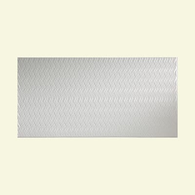 FASÄDE Current Vertical 4-foot x 8-foot PVC Wall Panel in Matte White