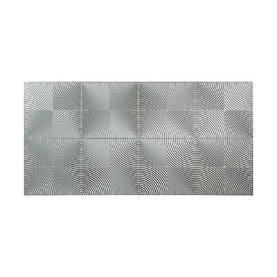 FASÄDE Echo 4-foot x 8-foot PVC Wall Panel in Argent Silver