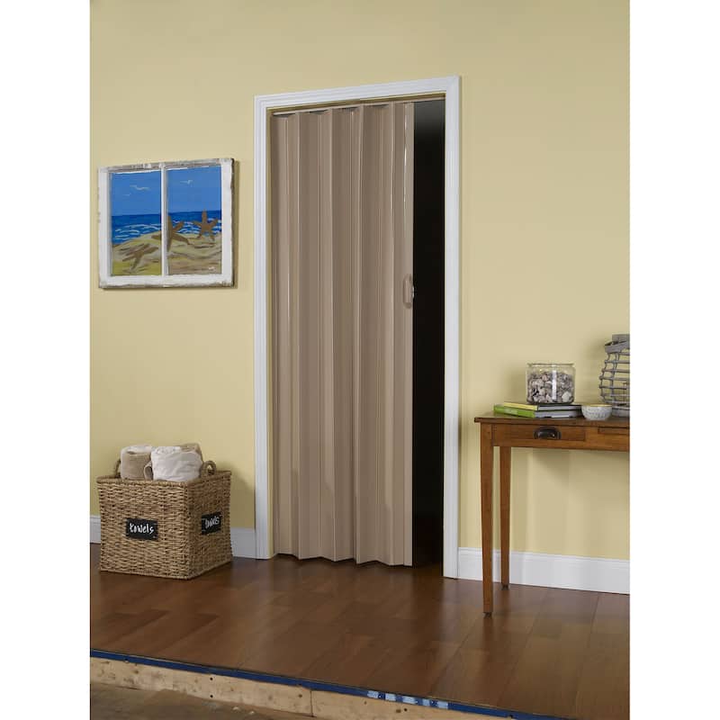 Spectrum Sienna Timber Beige PVC 36-inch Folding Door