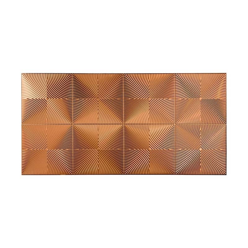 FASÄDE Echo 4-foot x 8-foot PVC Wall Panel in Polished Copper