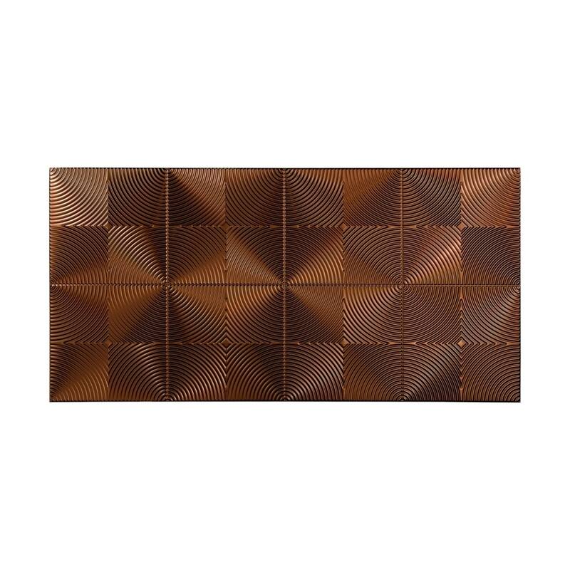 FASÄDE Echo 4-foot x 8-foot PVC Wall Panel in Oil Rubbed Bronze
