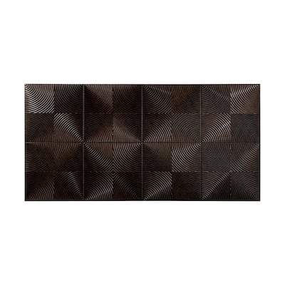 FASÄDE Echo 4-foot x 8-foot PVC Wall Panel in Smoked Pewter