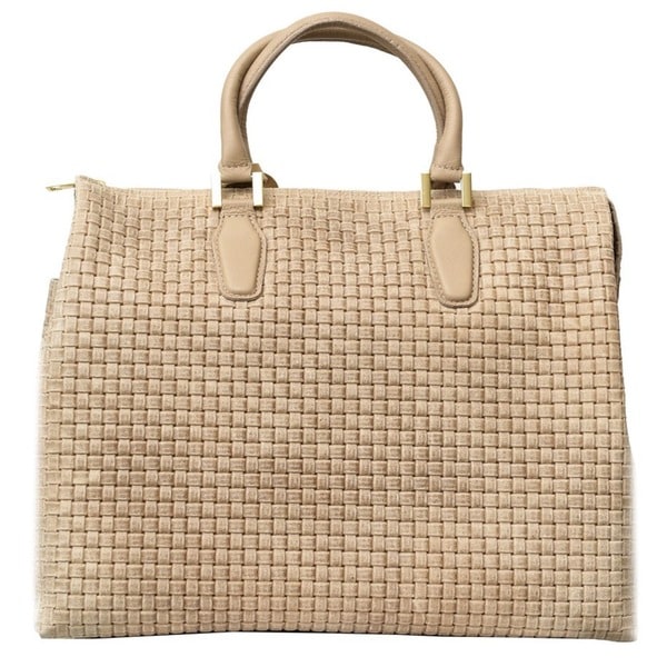 woven satchel handbags