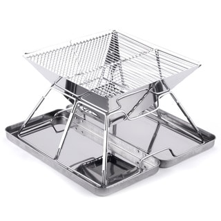 review detail Caesar Hardware Folding Steel Portable Charcoal BBQ Grill