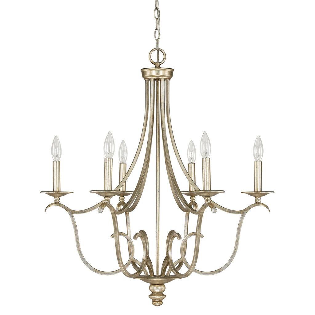 Bailey 6-light Winter Gold Chandelier - Chandeliers For Bedrooms by Overstock.com