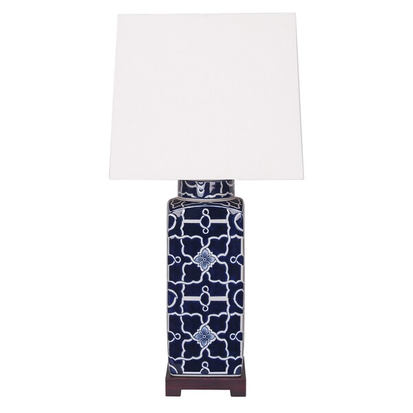 Blue Ginger Jar Lamp With Wooden Base Free Shipping Today Blue Ginger Jar Lamp With Wooden Base Free Shipping Today 10538678