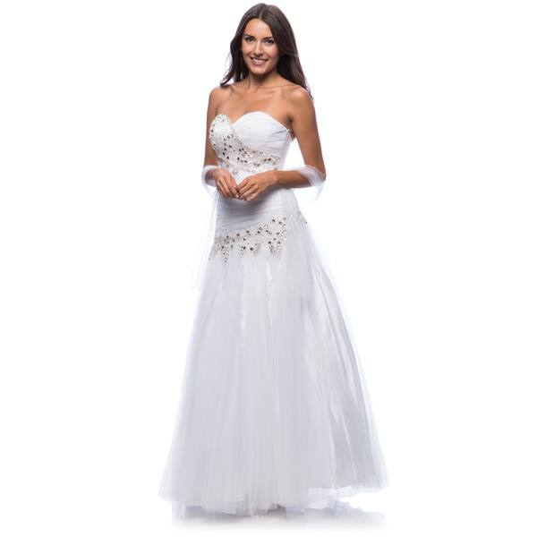 Shop Dfi Women S Evening Gown Sequins And Beading Free Shipping