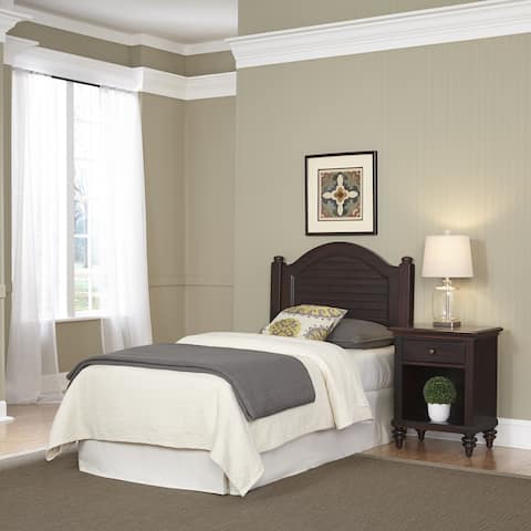 Bermuda Twin Headboard and Night Stand by Home Styles