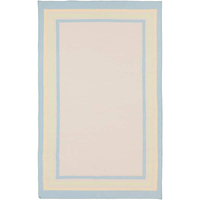 Hand-Woven Coulsdon Wool Area Rug - 9' x 13' - 9' x 13' - 9' x 13' - Seafoam
