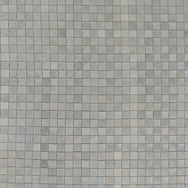 Hand-Woven Burslem Crosshatched Leather Area Rug