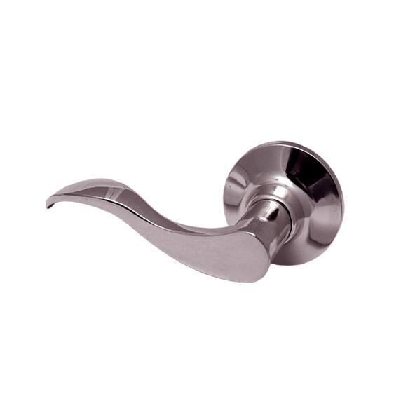 Prelude Satin Nickel Finish Dummy Left Lever Door Lock with Knob Handle Lockset