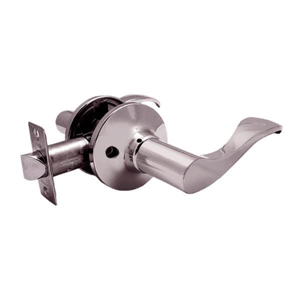 Prelude Satin Nickel Finish Passage Lever Door Lock with Knob Handle Lockset