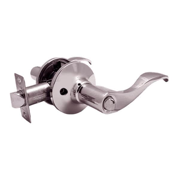 Prelude Satin Nickel Finish Privacy Lever Door Lock with Knob Handle Lockset