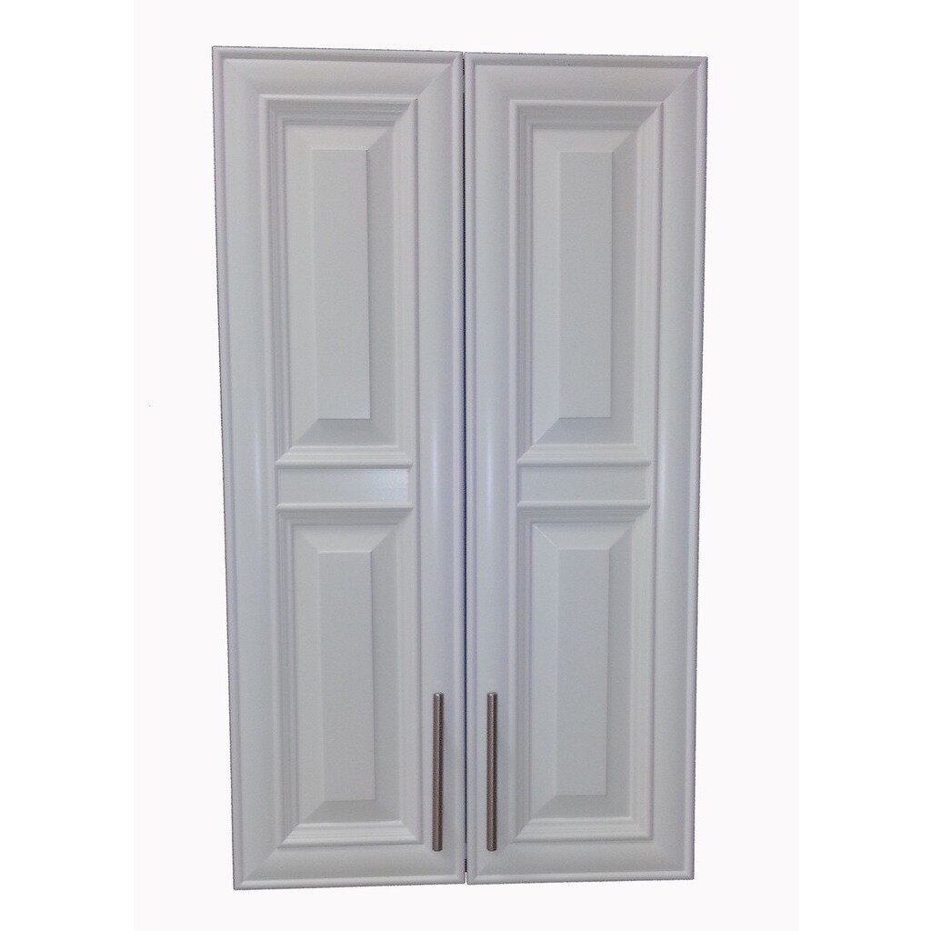 Shop Overton 37 Inch High 2 Door 7 25 Inch On The Wall Frameless Medicine Cabinet Overstock 10539993