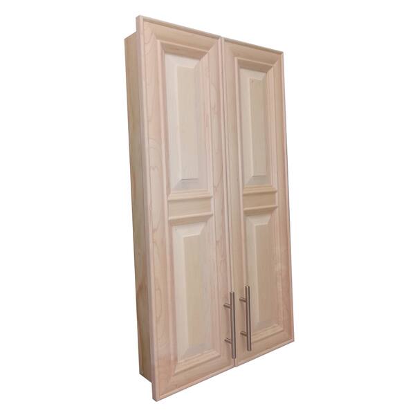 Shop Overton 47 Inch High 2 Door 7 25 Inch On The Wall Frameless Medicine Cabinet Free Shipping Today Overstock 10539998