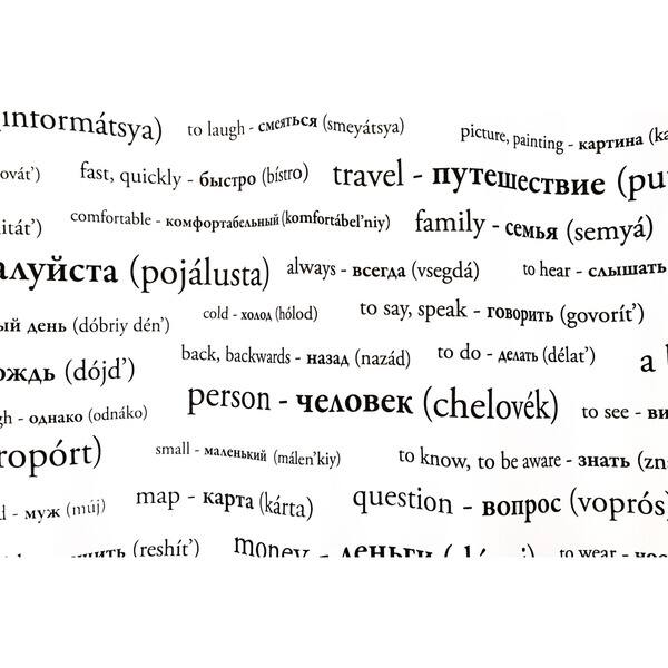 Shop Russian Vocabulary Shower Curtain Free Shipping On Orders