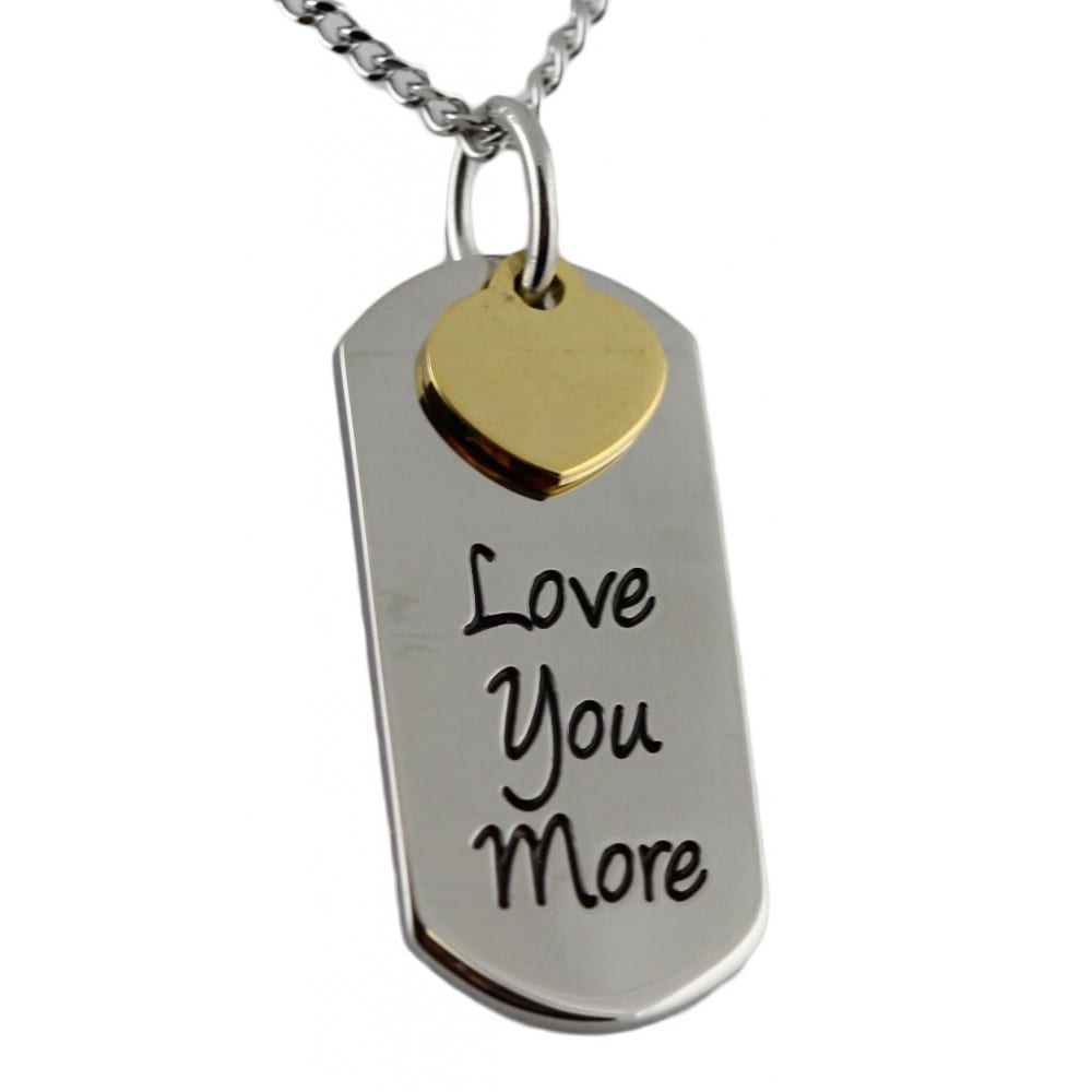 Love You More Mobius Sterling Silver and Leather Necklace