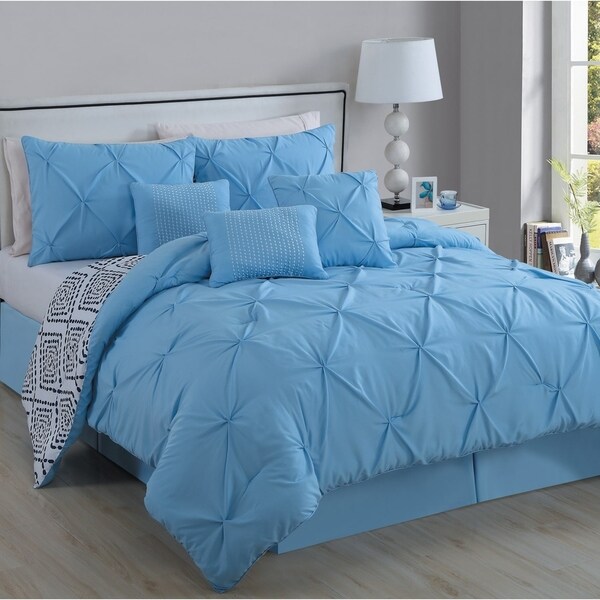 Avondale Manor Essex Pinch Pleat 7-piece Comforter Set
