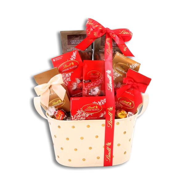 Alder Creek Lindt Chocolate Wishes Gift Basket