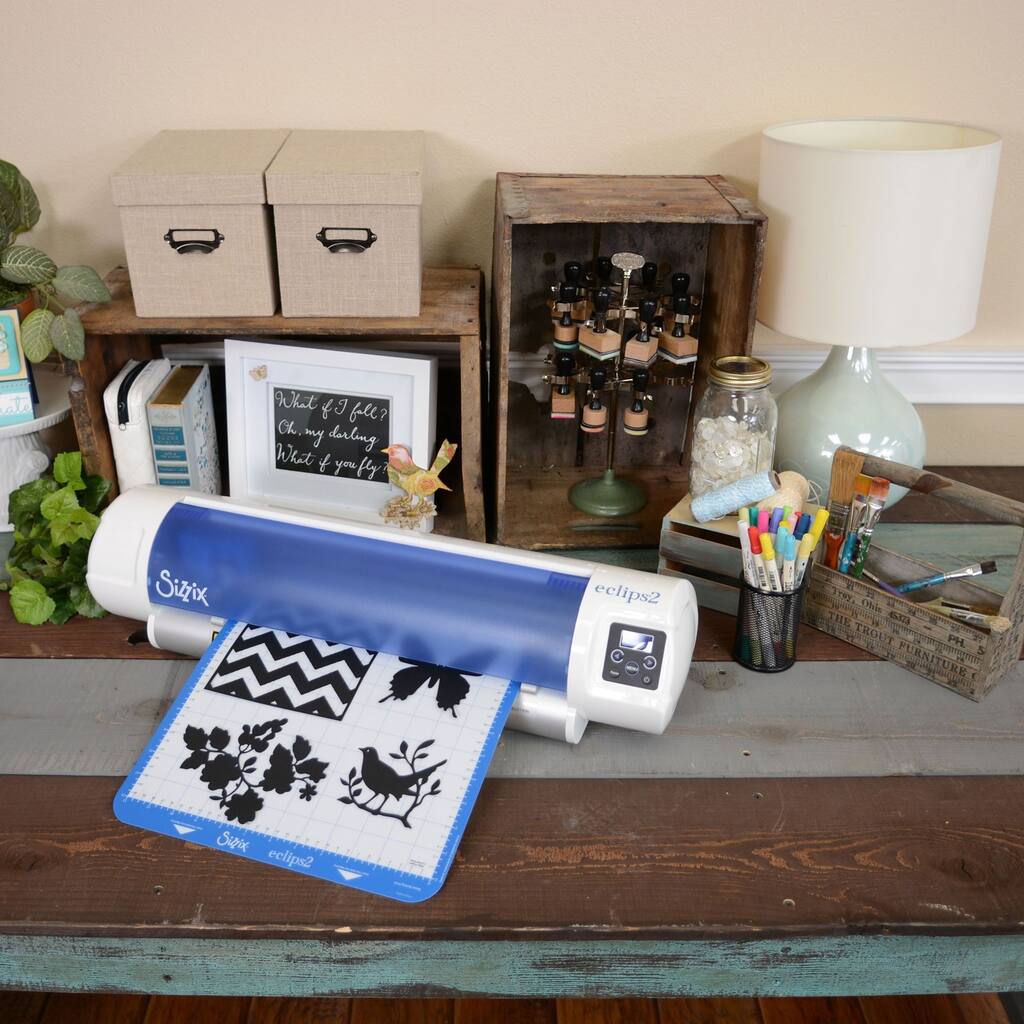 Sizzix eclips2 Electronic Cartridge-Free Die Cutting Machine Starter Kit with Bluetooth