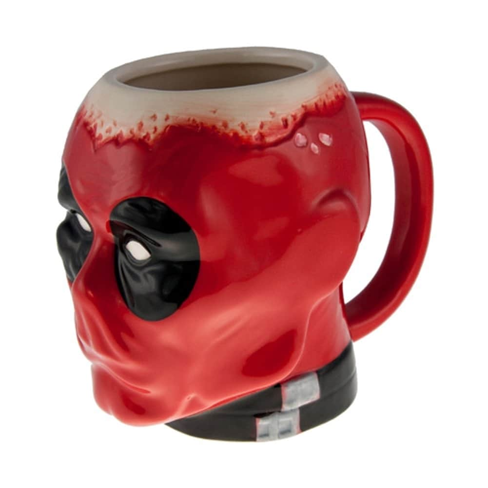 Shop Marvel Deadpool Face 16 Ounce Ceramic Coffee Cup Free Shipping On Orders Over 45 Overstock 10540245