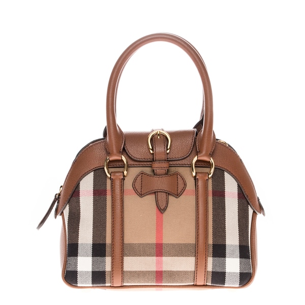 Burberry Small Milverton House Check Satchel   Shopping