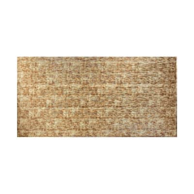 FASÄDE Ripple Horizontal 4-foot x 8-foot PVC Wall Panel in Bermuda Bronze
