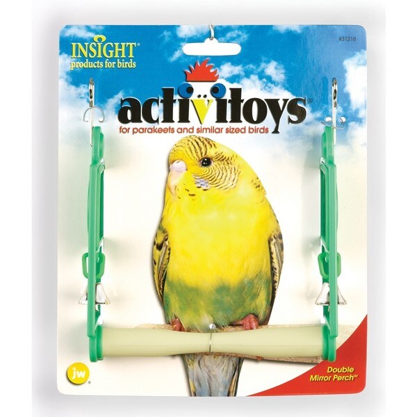 bird swing with mirror