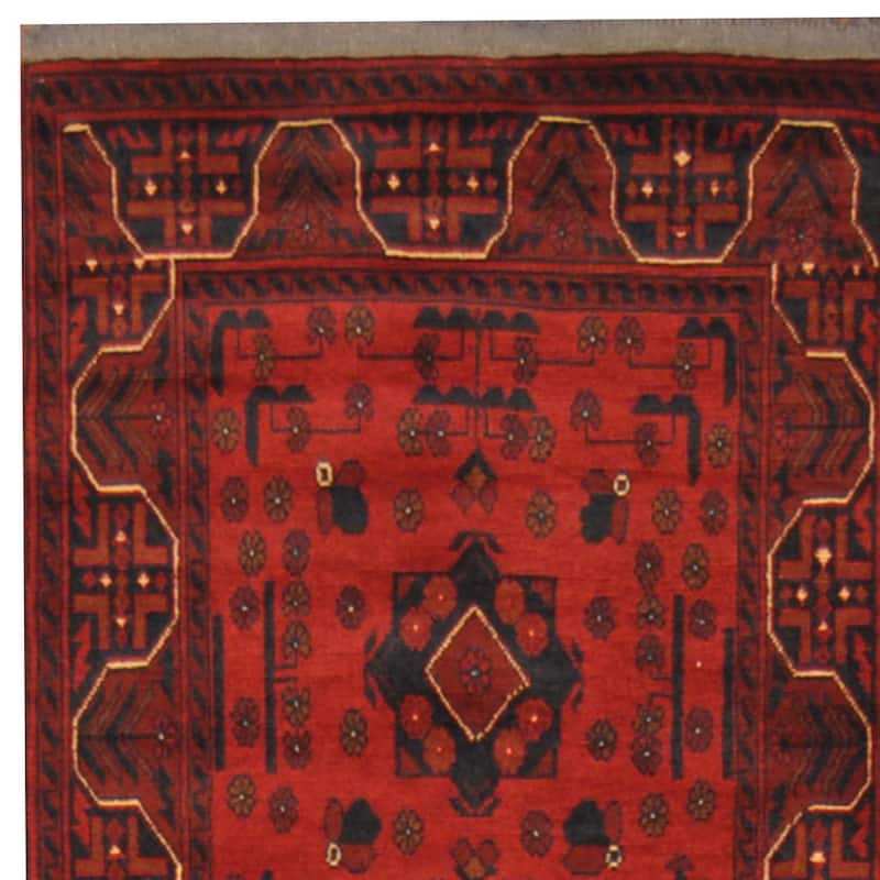 Handmade One-of-a-Kind Khal Mohammadi Wool Runner (Afghanistan) - 2'8 x 15'10