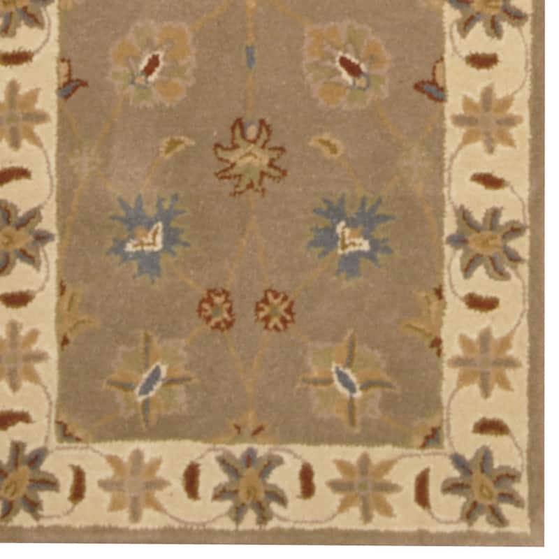 Handmade Mahal Wool Runner (India) - 2'4 x 8'