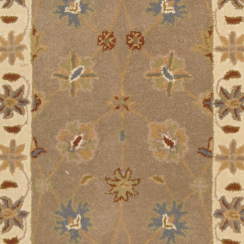 Handmade Mahal Wool Runner (India) - 2'4 x 8'