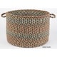 preview thumbnail 3 of 6, Cozy Cove Basket by Rhody Rug Off White