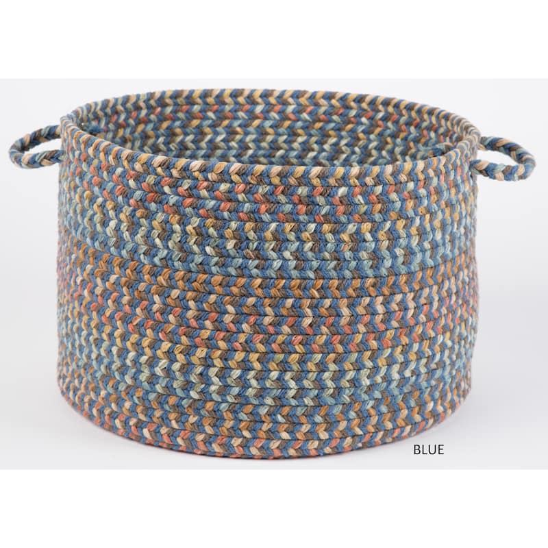 Cozy Cove Basket by Rhody Rug - Blue