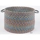 preview thumbnail 7 of 6, Cozy Cove Basket by Rhody Rug Blue