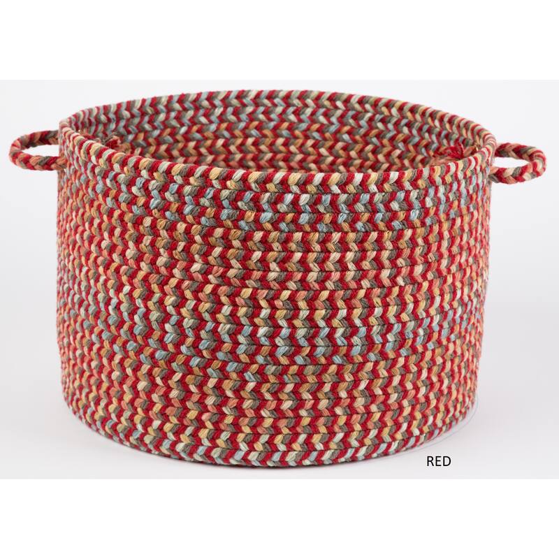 Cozy Cove Basket by Rhody Rug - Red