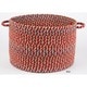 preview thumbnail 6 of 6, Cozy Cove Basket by Rhody Rug Red