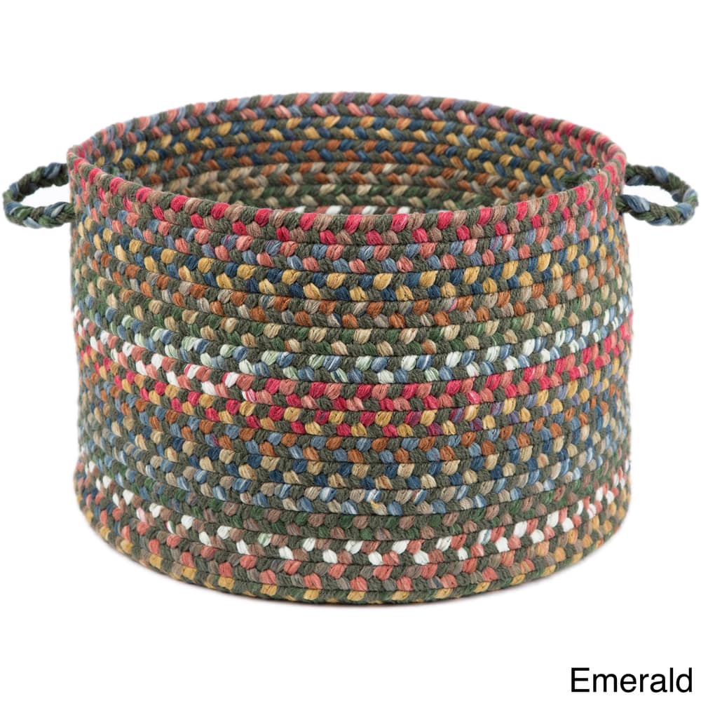 Charisma Multicolored Woven Basket by Rhody Rug