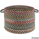 preview thumbnail 2 of 5, Charisma Multicolored Woven Basket by Rhody Rug Emerald
