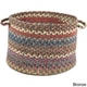 preview thumbnail 3 of 5, Charisma Multicolored Woven Basket by Rhody Rug Bronze