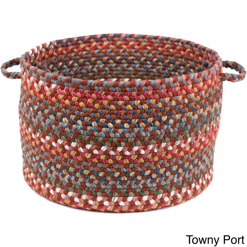 Charisma Multicolored Woven Basket by Rhody Rug