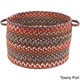 preview thumbnail 6 of 5, Charisma Multicolored Woven Basket by Rhody Rug Tawny Port